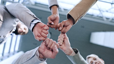 Partnership,-teamwork-or-business-people-fist-bump
