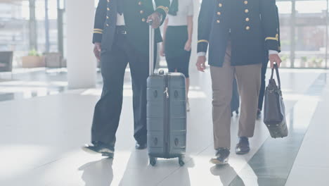 Luggage,-airport-and-pilot-travel-together