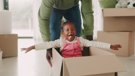 Moving,-happy-and-help-with-black-family