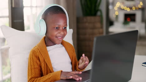Headphones,-technology-and-boy-kid-doing-math