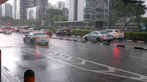 Starker-Regen-In-Der-Stadt-Singapur,