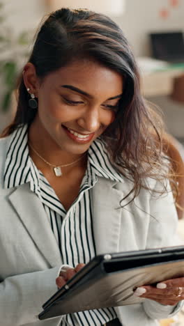 Business,-startup-and-woman-with-tablet