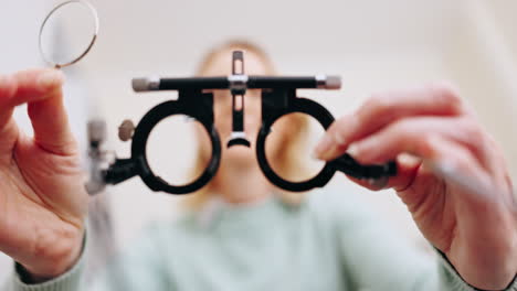 Pov,-glasses-and-test-for-eyes-with-optometrist