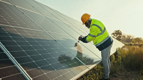 Solar,-renewable-energy-and-an-engineer-man