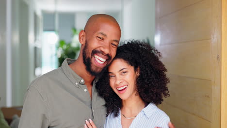 Face,-smile-and-love-with-a-black-couple