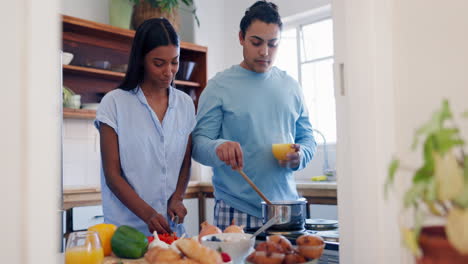Love,-cooking-and-couple-in-the-kitchen