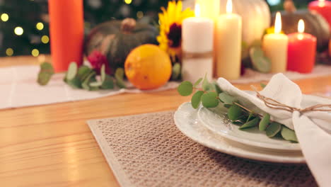 Thanksgiving,-dinner-and-festive-table-for-fine
