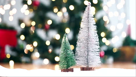 árboles-De-Navidad,-Miniatura
