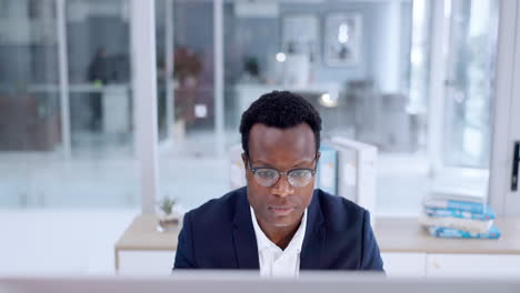 Relax,-office-and-business-black-man-at-desk