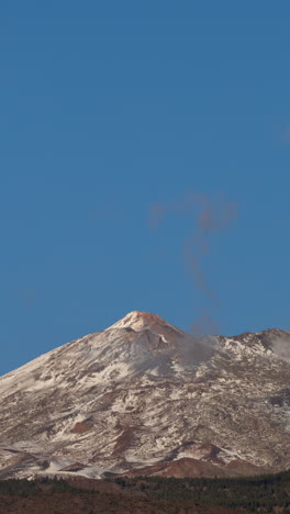 Vulkan-El-Teide-Auf-Teneriffa-In-Der-Vertikalen
