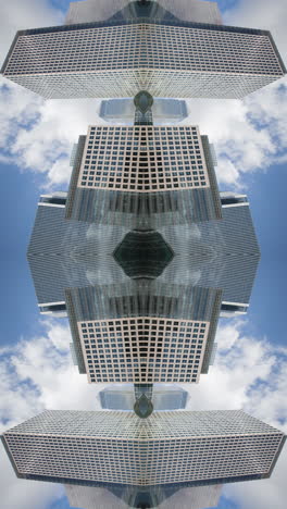 pattern-of-london-skyline-in-vertical