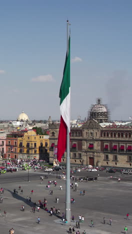 Mexiko-Stadt-Zocalo-In-Vertikaler