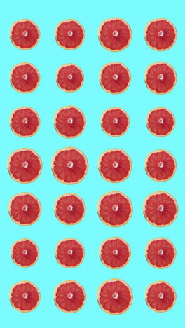 pattern-of-animated-lemons-in-vertical