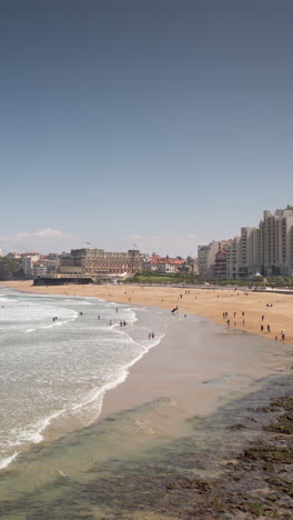 surf-city-of-Biarritz-in-france-in-vertical-format