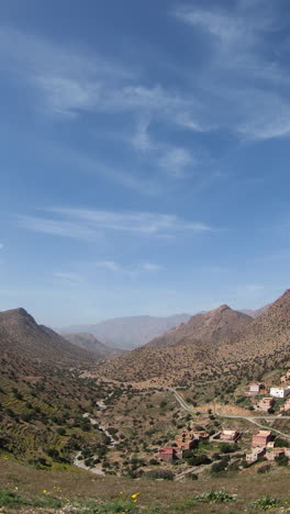 Montañas-Del-Atlas,-Marruecos-En-Vertical