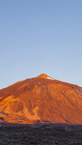 El-Teide-Volcano-In-Tenerife-In-Vertical