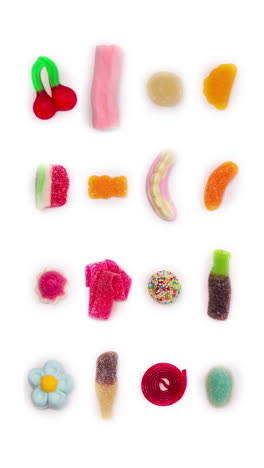 Süßigkeiten-Und-Bonbons-In-Vertikaler