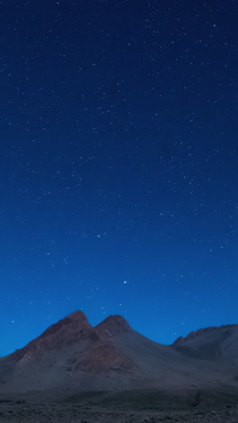 Atlasgebirge-Nacht-Sterne,-Marokko-In-Vertikaler