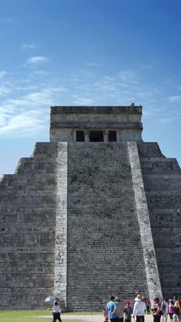 Ruinas-Mayas-De-Chichén-Itzá,-México-En-Vertical.
