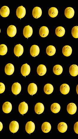 pattern-of-animated-lemons-in-vertical