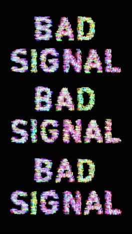 the-words-bad-signal-made-from-100s-of-videos-of-changing-vintage-televisions-in-vertical