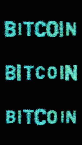 Bitcoin-Wörter-In-Vertikaler