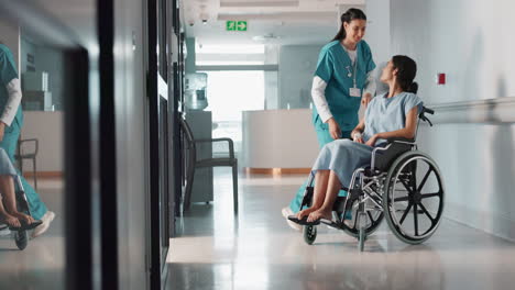 Happy-doctor,-wheelchair-patient