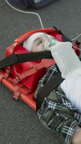 Notfall,-Verletzung-Und-Patient-Mit-Sauerstoffmaske