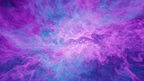 Explosion-of-magical-chalk-blue-and-pigmented-magenta-abstract-clouds---flowing-energy-fusion-of-mystery-time-lapse
