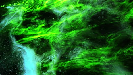 the-surface-of-green-nebula-clouds-hovering-in-the-dark-universe