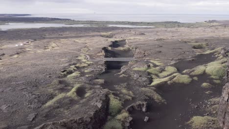 Aerial-of-bridge-between-continents-Europe-and-North-America-on-tectonic-plates