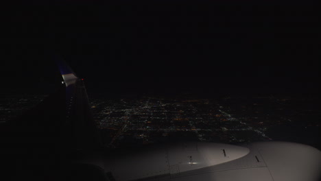 City-lights-from-a-plane