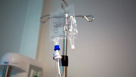 Slow-motion-of-Infusion-bag-in-hospital