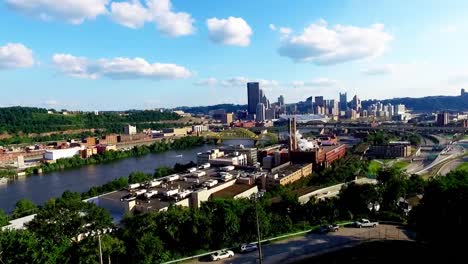 Drone-rising-shot-next-to-the-Allegheny-River-from-Troy-Hill