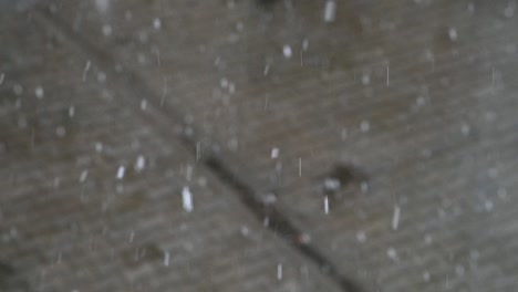 Slow-motion-of-snow-in-spring.-Blurred-background