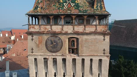 Clock-tower-in-a-Romanian-city