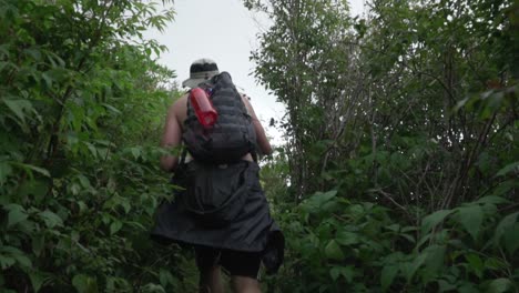 Hiker-Walking-Through-Trail-in-Slow-Motion