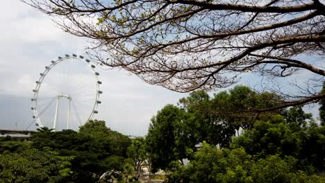 Time-lapse-of-Singapore-Flyer-moving-in-circles