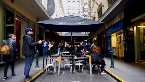 Calle-Del-Café,-Cafe-Laneway-Melbourne-Lugar-Central-Melbourne-Cafe-Lane,-Café-De-Melbourne