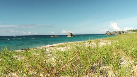 Warwick-Long-Bay-Beach-Es-Una-De-Las-Playas-Más-Largas-De-La-Isla-De-Bermuda