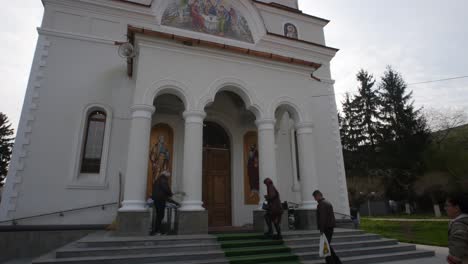 Kokosh-Monastery,-Romania-April-21,-2019