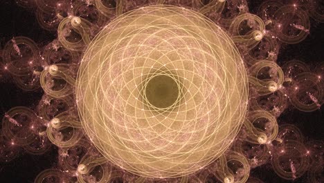 Geometric-abstract-sacred-line-circle-convergence---spiritual,-meditation,-seamless-looping-animation