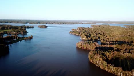 High-Rock-Lake-NC,-High-Rock-Lake-North-Carolina-Aerial