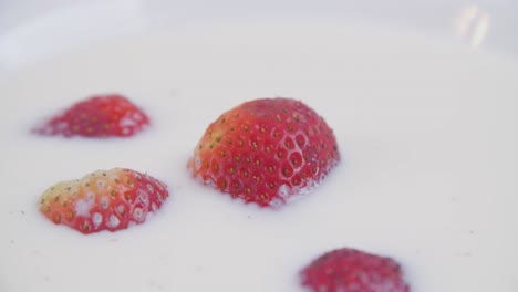 Whole-strawberries-floating-in-milk