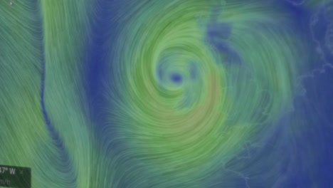 Live-Ansicht-Der-Sturmkarte-über-Irland