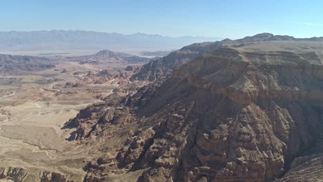Aerial-footage-of-mountains-and-canyons-in-the-Negev-Desert-in-south-Israel