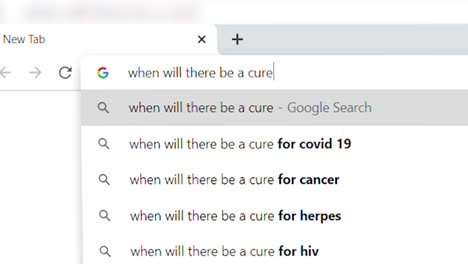 Searching-Google-for-when-will-there-be-a-cure-for-Covid-19-Coronavirus