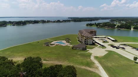 This-is-an-aerial-video-of-Northshore-Harbor-Condominiums-on-Richaldn-Chambers-Lake