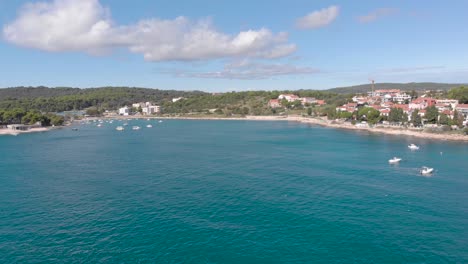 European-Town-on-Adriatic-Sea-Coast-in-Croatia