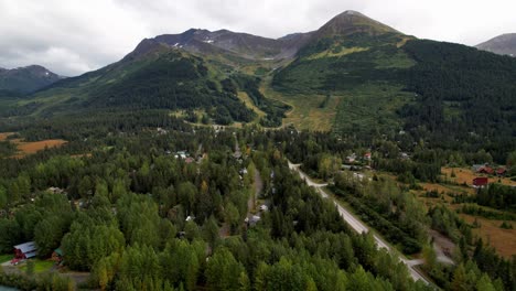 aerial-pullout-alyeska-ski-mountain-in-alaska